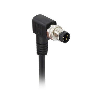 M8 6pin right angle male cable plug