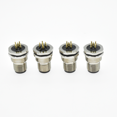 IP67 threaded waterproof M12 male connector--Westsam Technology